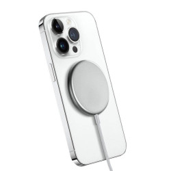 caricabatteria wireless crong silver [azcoglims15wslv]