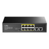 switch 8p cudy gs1010p rm poe+ [gs1010p]