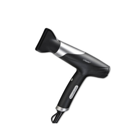 asciugacapelli maestro da viaggio pieghevole 1800w argento/nero [mr-231]