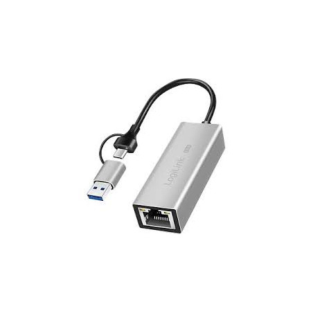 adattatore di rete logilink ua0422 da usb-a/c a 2.5g 2500mbps