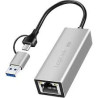 adattatore di rete logilink ua0422 da usb-a/c a 2.5g 2500mbps