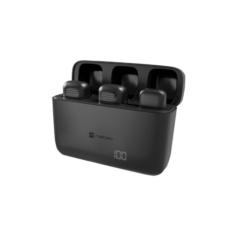 microfoni per smartphone natec lavalier wireless usb-c [uhnatm000000013]