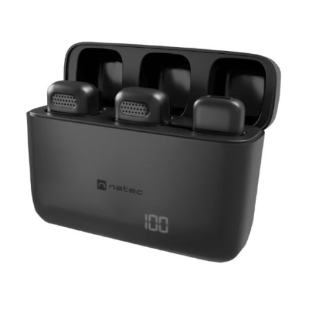 microfoni per smartphone natec lavalier wireless usb-c [uhnatm000000013]