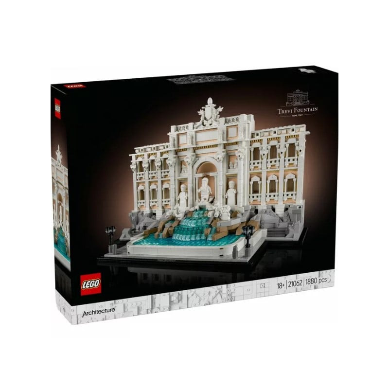 lego architecture 21062 fontana di trevi multicolore 1880pz [wplgps0up021062]