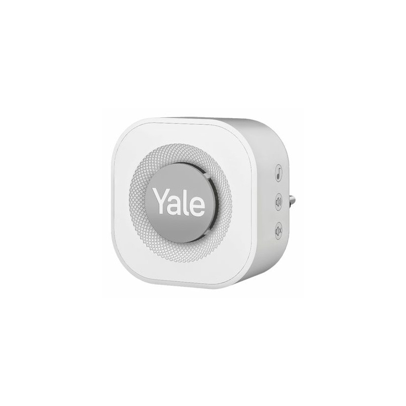 campanello video yale doorbell chime grigio/bianco [sv-vdbch-1a-w]