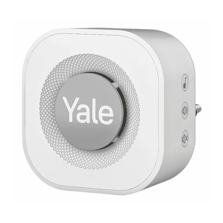campanello video yale doorbell chime grigio/bianco [sv-vdbch-1a-w]
