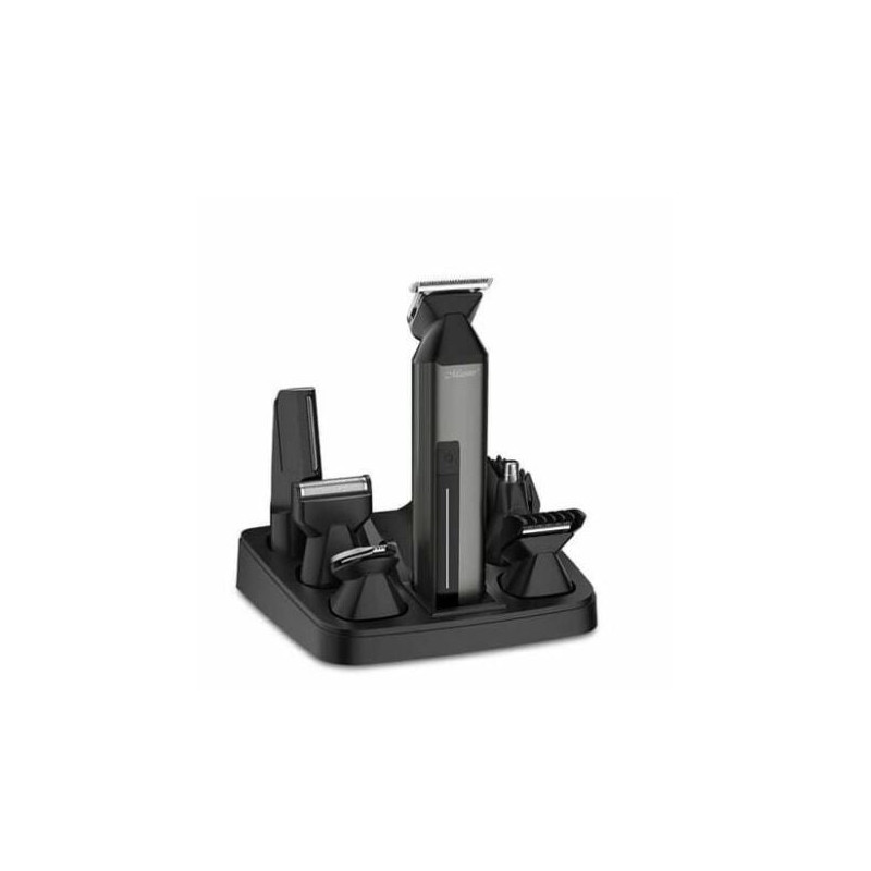 set tagliacapelli maestro mr-660 usb 6in1 nero [mr-660]