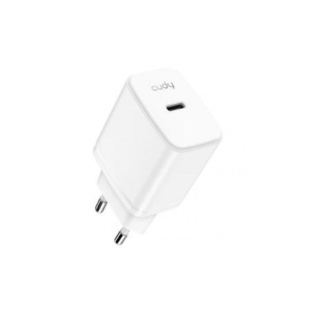 alimentatore da rete cudy ch25_eu usb-c gan 25w eu bianco [ch25_eu]