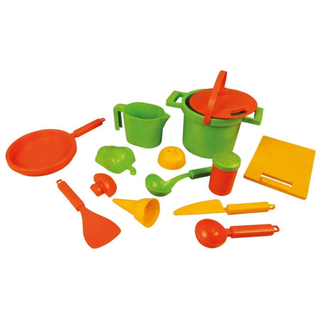 giocattolo lena set di sabbia ecologica multicolore 14pz [wqlnap0u9005401]