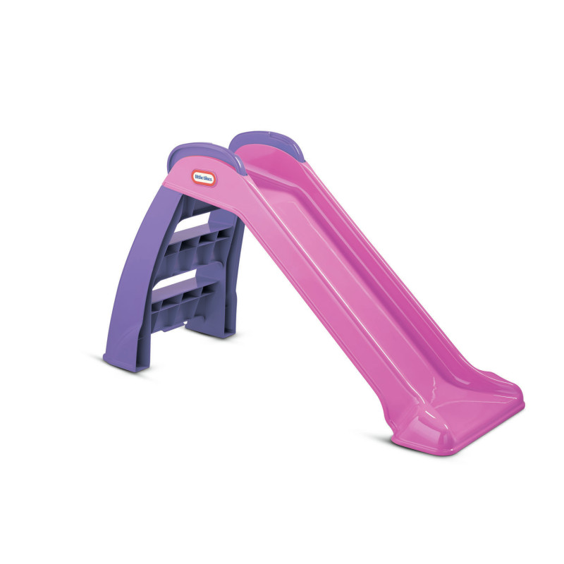scivolo da giardino little tikes 72.31cm rosa/viola [wqlttz0ua032347]