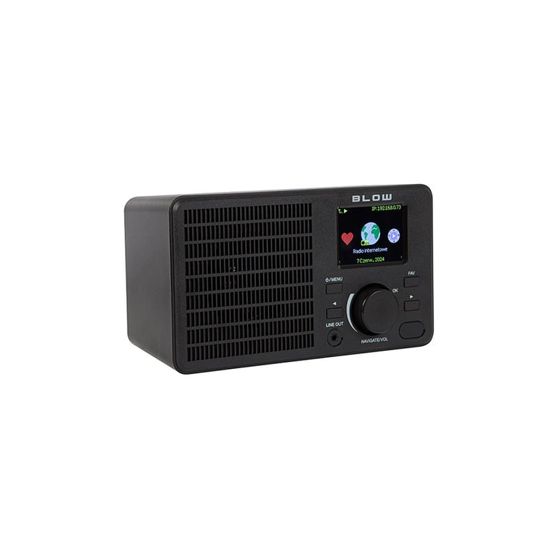 radio blow ri1 portatile internet wi-fi/bluetooth/upnp nero [ubblori00077590]