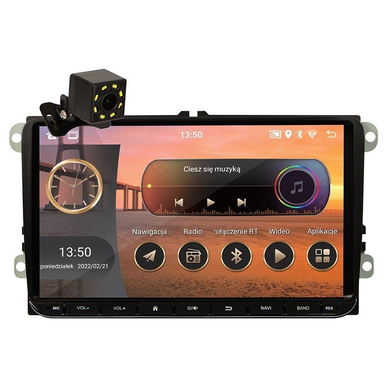 autoradio blow cp02 9" android/wifi/gps/carplay vw/skoda/seat