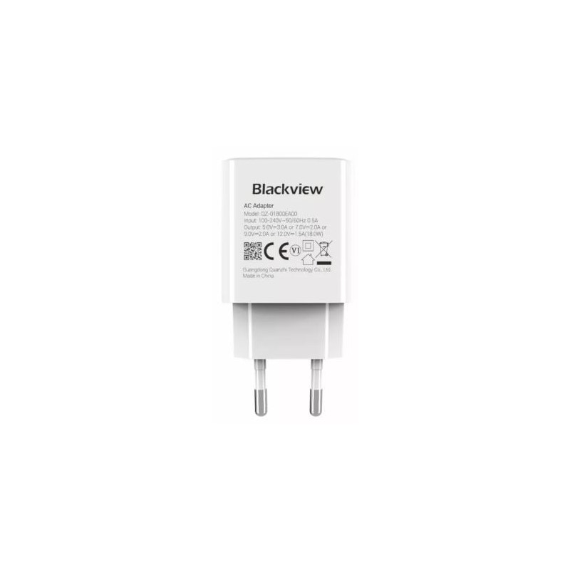alimentatore da rete blackview usb-c 18w bianco [asbvwltchar18w1]