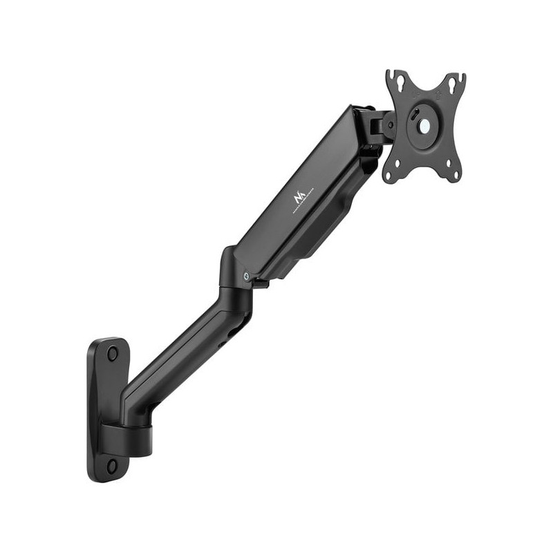 supporto a parete maclean mc-332 per monitor a doppio braccio