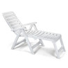 Poltrona scab in resina pieghevole cleopatra bianca 1124 [scab]