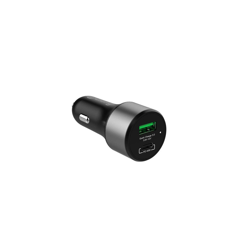 caricabatterie da auto crong power usb-c pd 45w+usb qc 3.0 18w