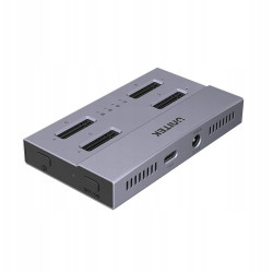 stazione di clonazione ssd unitek s1243bgy01-e 4xm.2 usb4 grigio