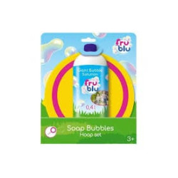 kit per bolle di sapone tm toys fru blu + liquido 400ml bianco [wqtmtb0uc000485]