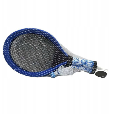 set racchette madej beach tennis con volani luminosi multicolore