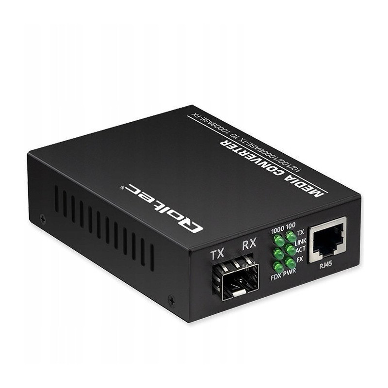 switch qoltec non gestito 2 porte ethernet 10/100/1000 nero [nuqolmc1g052295]