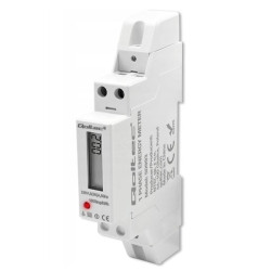 contatore elettrico qoltec monofase 230v ca bianco [quqolme00050993]