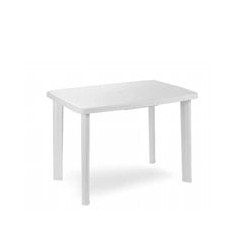 Tavolo progarden in resina faretto bianco 101x68 [progarden]