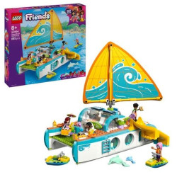 gioco da costruzione lego friends viaggio in barca avventura multicolore