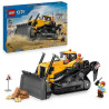 gioco da costruzione lego city bulldozer giallo con pala frontale