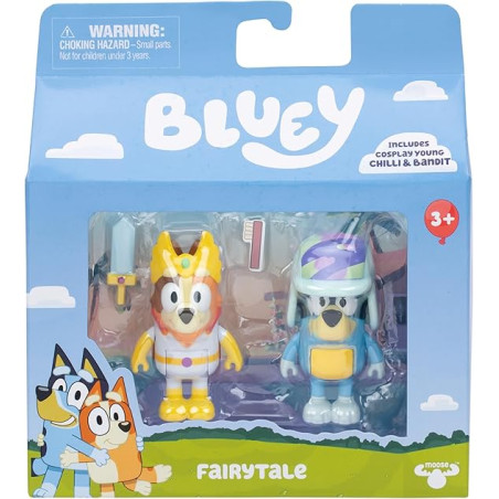 set di figurine tm toys fairytale bluey 6.35cm multicolore 2pz [wftmti0uc034764]