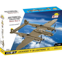 kit modello cobi blocks lockheed p-38h lightning 1:32 marrone