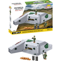set di costruzione cobi blocks bunker tedesco regelbau 1:35 multicolore