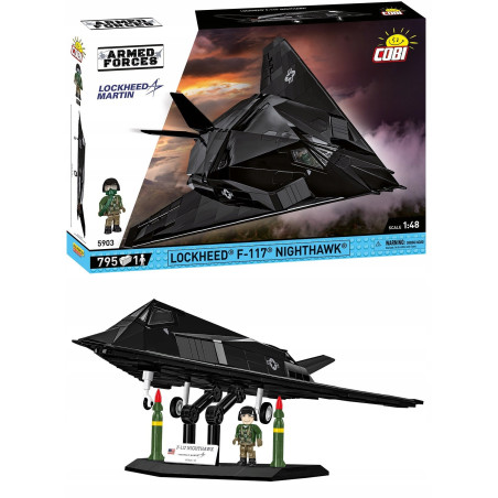 set di costruzione cobi blocks lockheed f-117 nighthawk 1:48