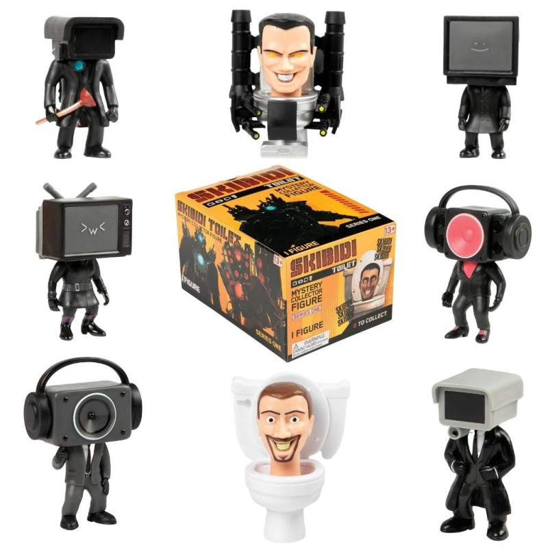 figurina da collezione cobi skibidi toilet misteriose 10cm nero [wfcbii0uh000993]