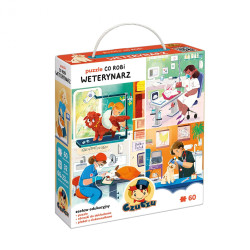 puzzle czuczu cosa fa un veterinario multicolore 60pz [wzczut0ud094072]