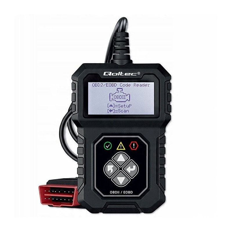 tester diagnostico qoltec proline obdii eobd 8v-25v nero [quqolme00050684]