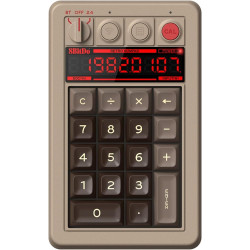 tastierino numerico 8bitdo retro 18 bluetooth/2.4g/cablato beige/grigio