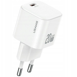 caricabatterie da parete usams serie jo cc260 20w con cavo usb-c