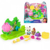 figurine spin master gabby's dollhouse set da giardino in plastica
