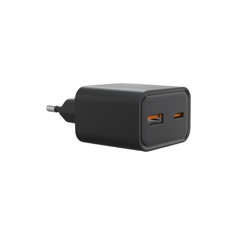 caricabatterie da parete maxcom usb a+c da 30w nero [azmcoul30wusbac]