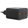 caricabatterie da parete maxcom usb a+c da 30w nero [azmcoul30wusbac]