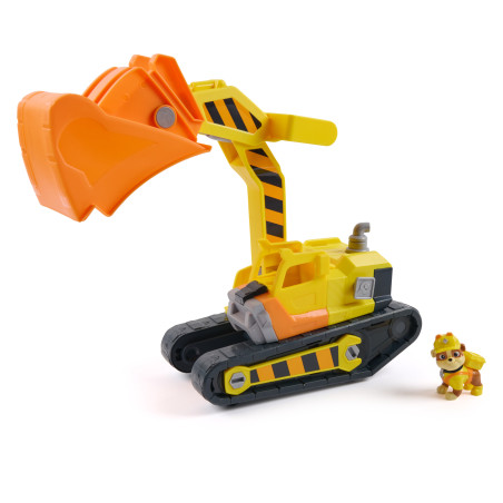 set da gioco spin master paw patrol rubble e crew ultimate tool bulldozer