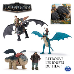 set da gioco spin master how to train yor dragon drago e vichingo