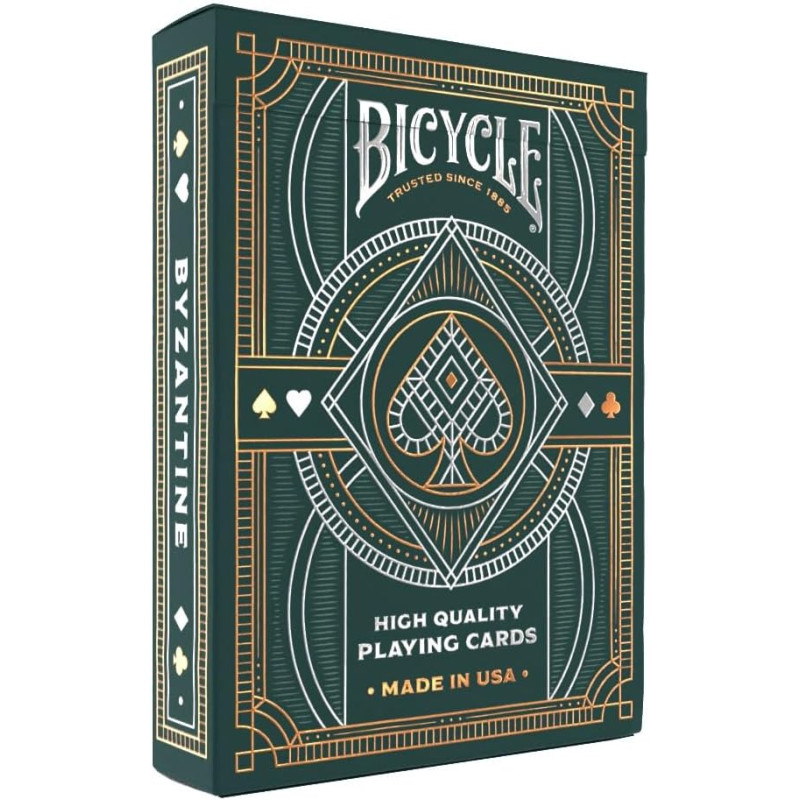 carte da gioco bicycle byzantine nero [wkbicukul097892]