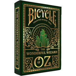 carte da gioco bicycle wizard of oz europe nero/oro [wkbicukul098639]