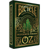 carte da gioco bicycle wizard of oz europe nero/oro [wkbicukul098639]