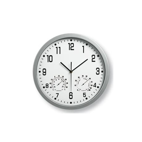 Orologio da parete niji stazione meteo 35cm bianco art.3217 [3217]