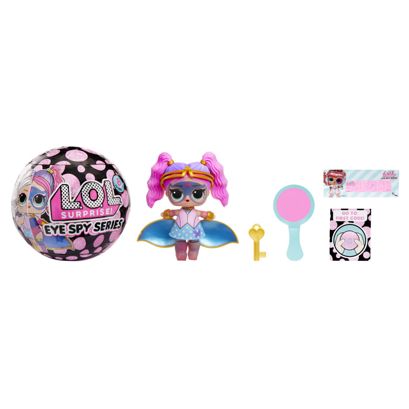 mini bambola mga l.o.l. surprise 542629 eye spy series tots doll