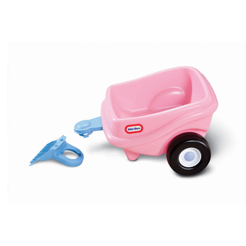 giocattolo little tikes princess cozy coupe trailer rimorchio con