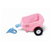 giocattolo little tikes princess cozy coupe trailer rimorchio con