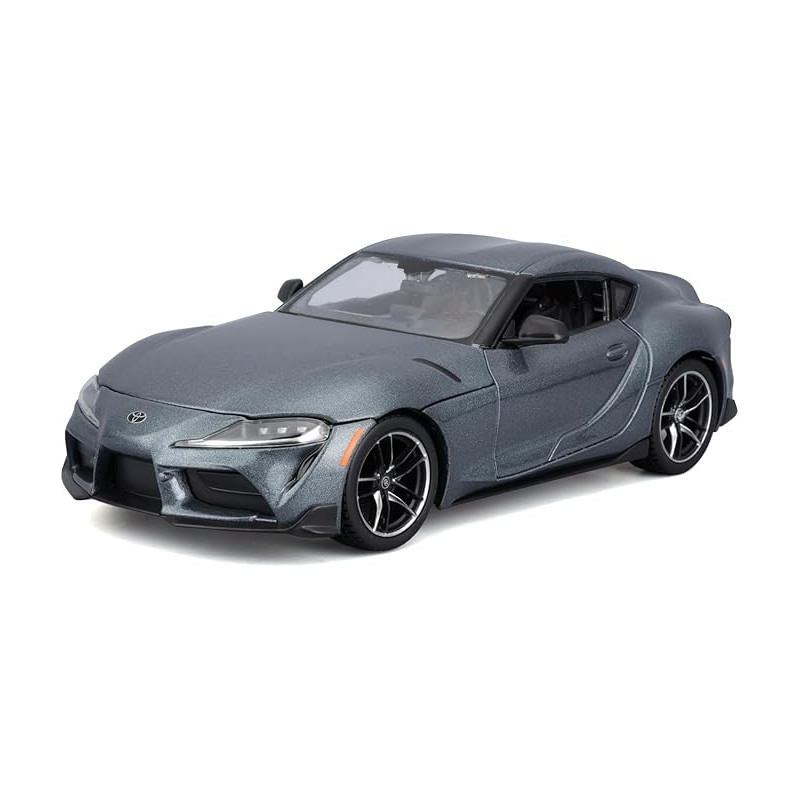 modellino maisto toyota gr supra 1/24 auto in metallo grigio [jomstpkcci29176]